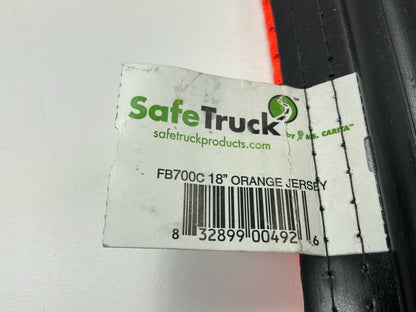 (4) MS CARITA 18''x18'' Orange Jersey Mesh Safety Flag For Trucks W/ Rubber Bungee