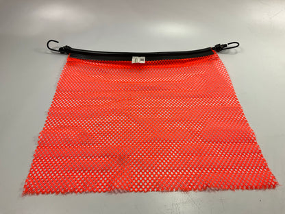 SafeTruck By Ms.Carita FB700C 18'' X 18'' Jersey Safety Flag With Bungee - Orange