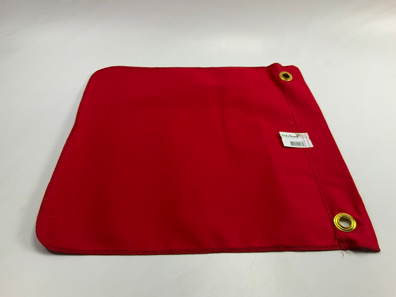 (10) Ms Carita FG200C 18'' X 18'' Vinyl-Coated Polyester Grommet Solid Flag - Red