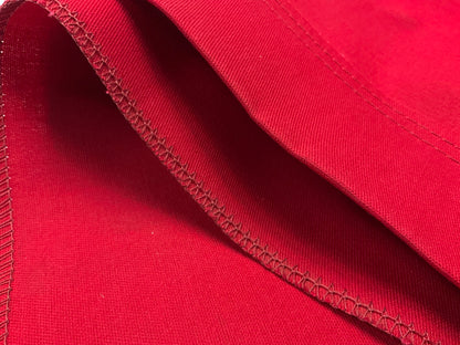 (2) Ms Carita FG200C 18'' X 18'' Vinyl-Coated Polyester Grommet Solid Flag - Red