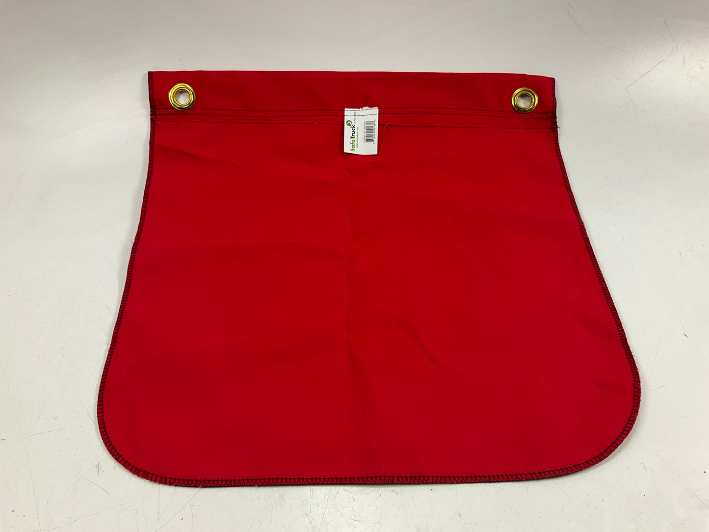Ms Carita FG200C 18'' X 18'' Vinyl-Coated Polyester Grommet Solid Flag - Red