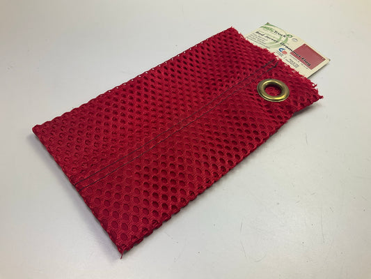18''x18'' RED Grommet Flag Jersey Oversize Wide Load Fray Resistant Knit Polyester
