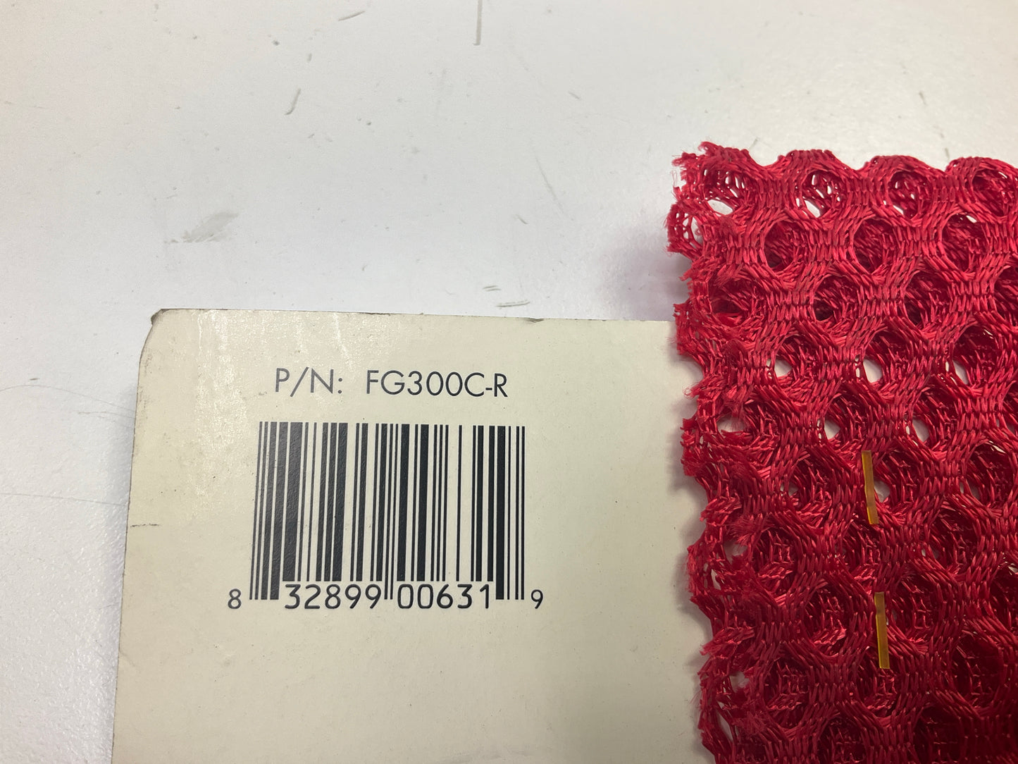 18''x18'' RED Grommet Flag Jersey Oversize Wide Load Fray Resistant Knit Polyester