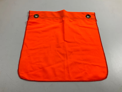 (2) Ms Carita FG500B 16 Mesh High Visibility Fluorescent Orange Flag 16''x16''