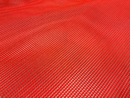 SafeTruck Ms.Carita 18'' X 18'' Vinyl Coated Polyester Mesh Flag - Orange - 3 Pack