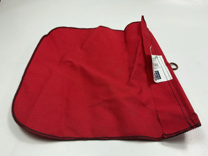 SafeTruck By Ms.Carita FW200A 12'' X 12'' Wire Loop Solid Safety Flag - Red