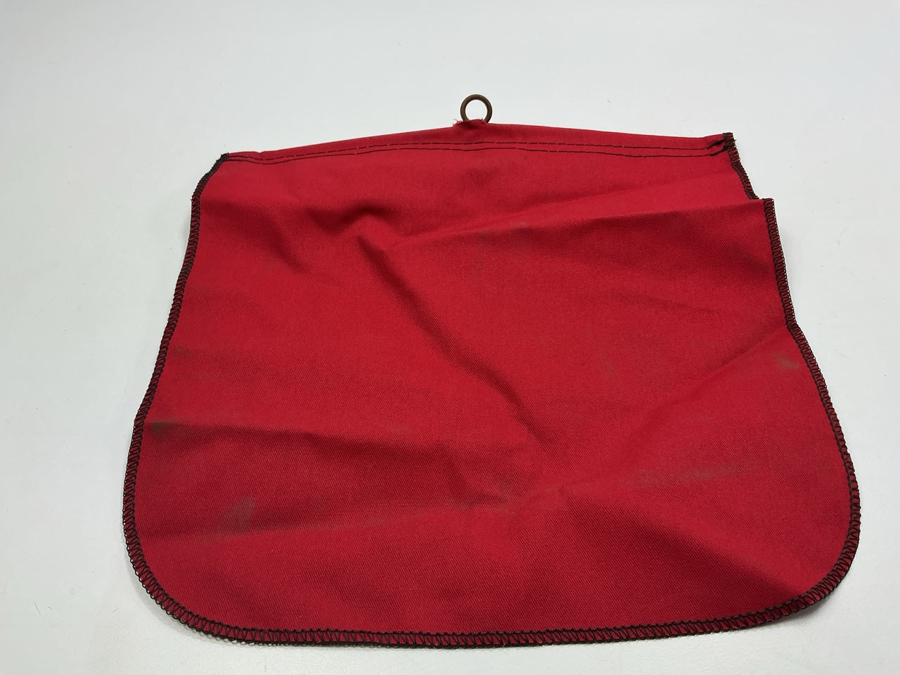 SafeTruck By Ms.Carita FW200A 12'' X 12'' Wire Loop Solid Safety Flag - Red