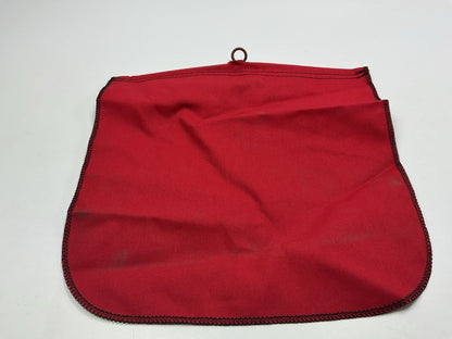 SafeTruck By Ms.Carita FW200A 12'' X 12'' Wire Loop Solid Safety Flag - Red