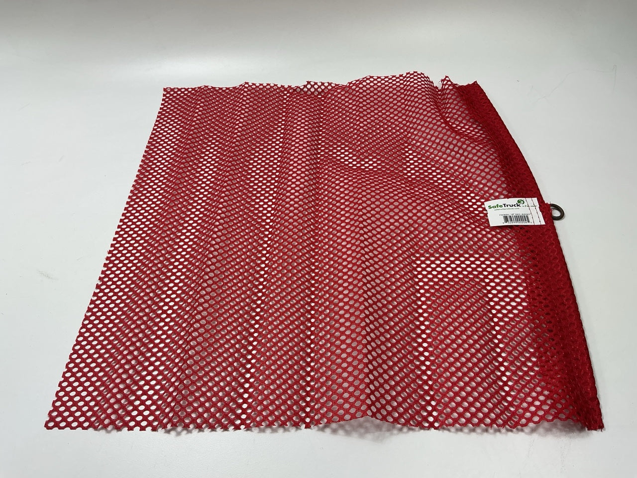 (10) MsCarita Safe Truck FW300C 18''x18'' Jersey Red Mesh Safety Flag W/ Wire Loop