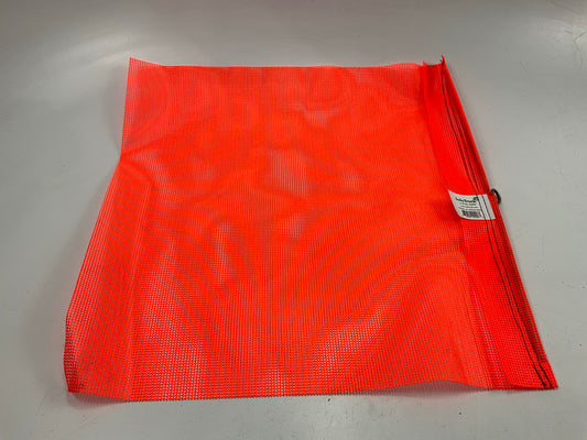 Ms Carita Safe Truck FW400C Orange Mesh Flag Wire Hook, 18'' Mesh Flag