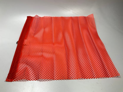 (8) Ms Carita FW700C 18'' X 18'' Flo-Orange Jersey Wire Loop Safety Flag
