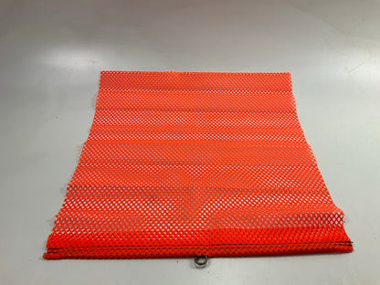 (5) Ms Carita FW700C-R 18'' X 18'' Fluorescent Orange Jersey Flag, Double Stitched