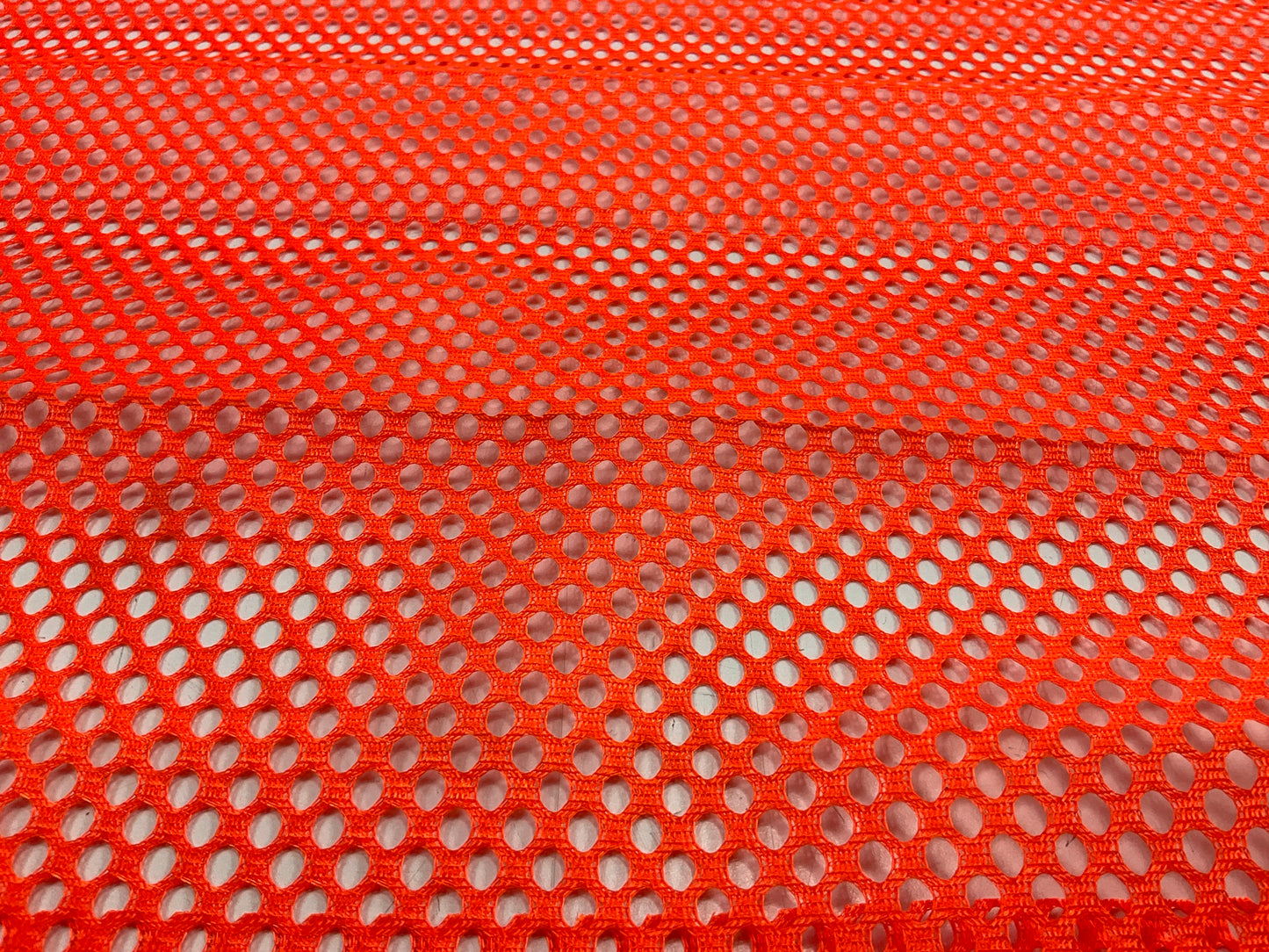 (5) Ms Carita FW700C-R 18'' X 18'' Fluorescent Orange Jersey Flag, Double Stitched