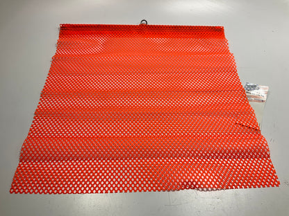 Ms Carita FW700C-R 18'' X 18'' Fluorescent Orange Jersey Flag, Double Stitched