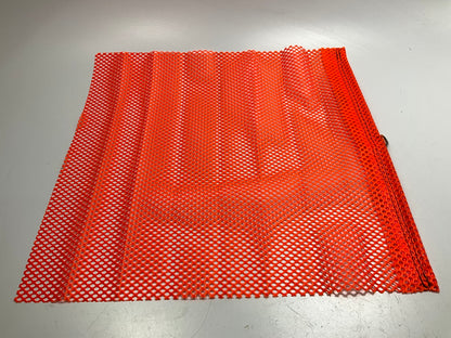 Ms Carita FW700C-R 18'' X 18'' Fluorescent Orange Jersey Flag, Double Stitched
