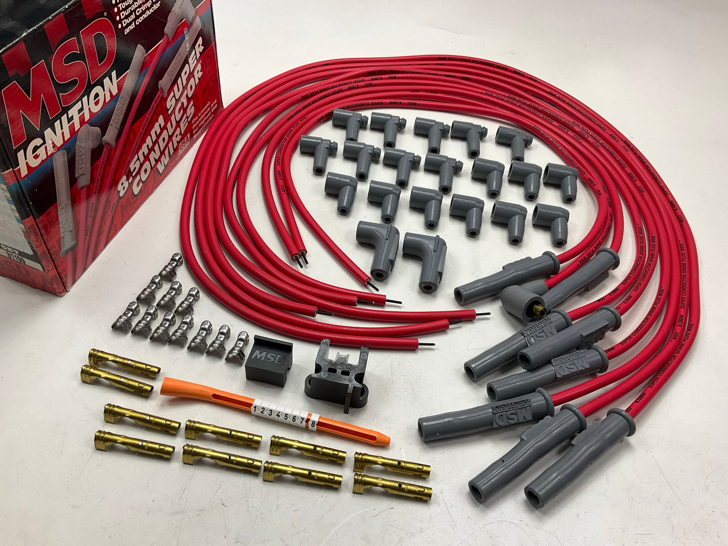 MSD 31199 8.5mm Super Conductor Spark Plug Wire Set