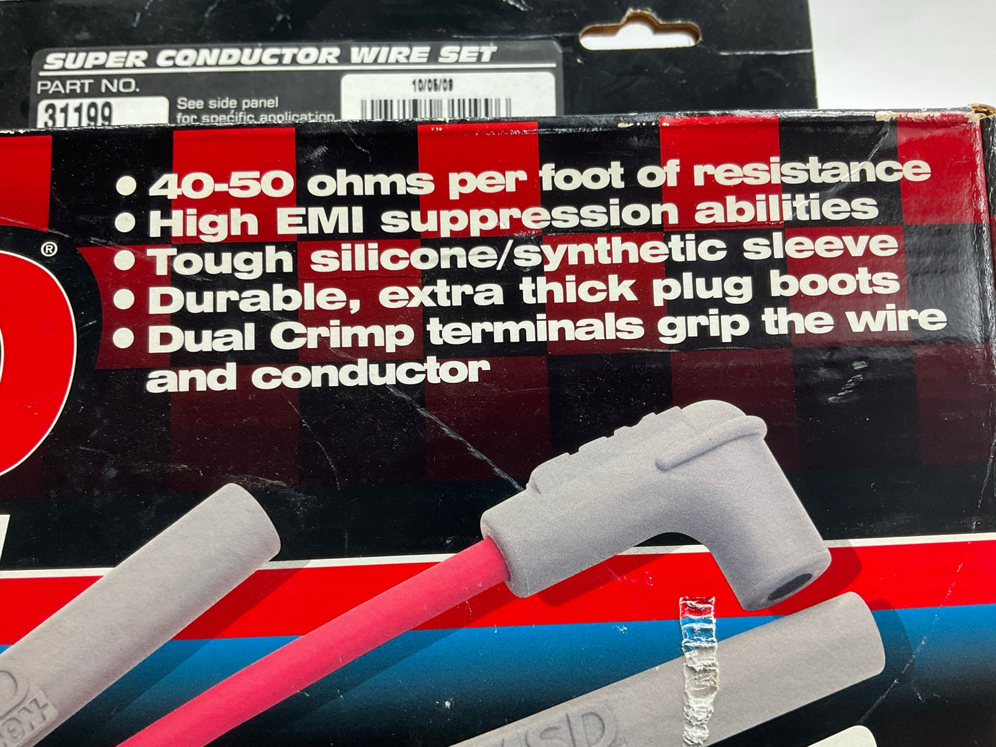 MSD 31199 8.5mm Super Conductor Spark Plug Wire Set