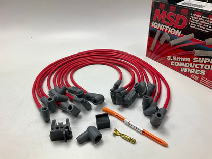 MSD 31359 8.5mm Super Conductor Spark Plug Wire Set, Small Block Chevy 350 HEI