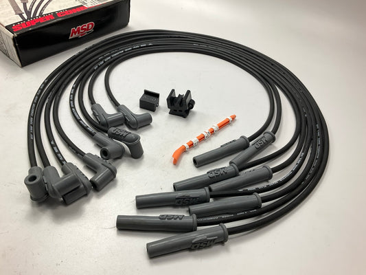 Missing 45 Degree Connectors MSD 32073 Super Conductor Spark Plug Wire Set 8.5mm