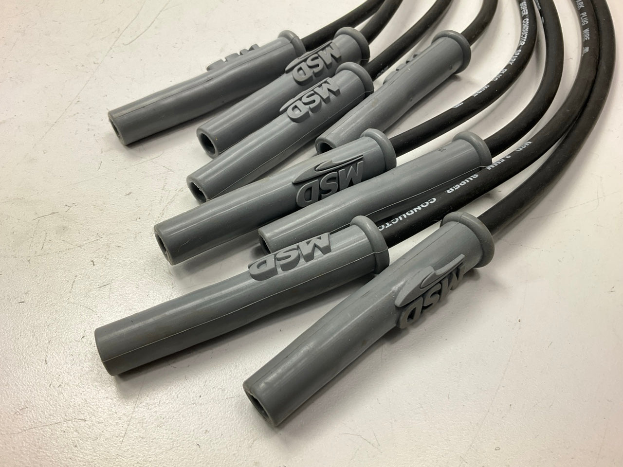 Missing 45 Degree Connectors MSD 32073 Super Conductor Spark Plug Wire Set 8.5mm