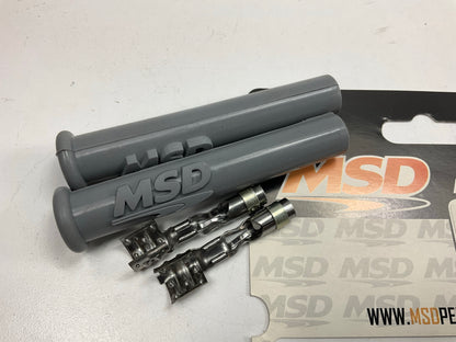 MSD 3301 Ignition Spark Plug Boot Replacement Kit, 8.5mm Straight, Pair