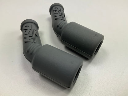 MSD 3304 Spark Plug Wire Boot And Terminal Gray LS Coil Pack 45 Degree, 2 / PACK