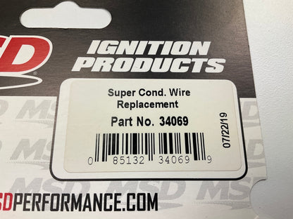 MSD Ignition 34069 Red Super Conductor 48'' Long Replacement Wire 8.5mm
