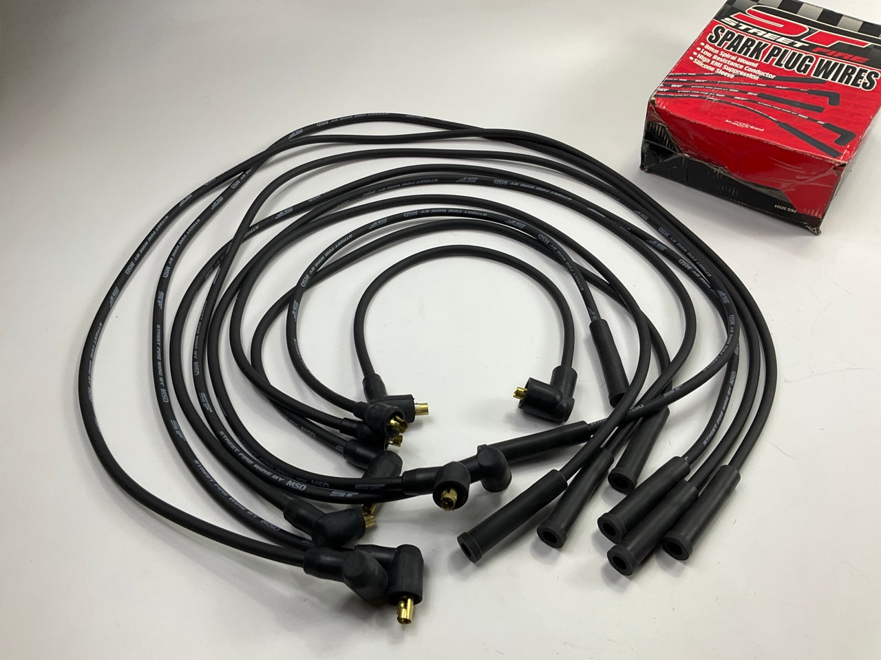 MSD Street Fire 5531 Spark Plug Wire Set, 8mm, Black