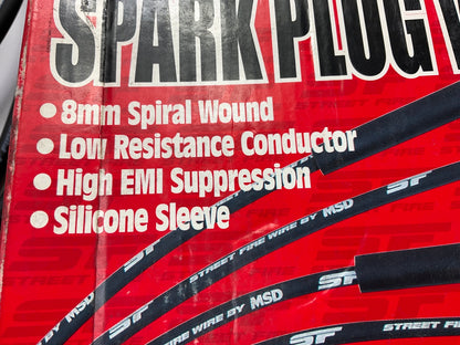 MSD Street Fire 5531 Spark Plug Wire Set, 8mm, Black