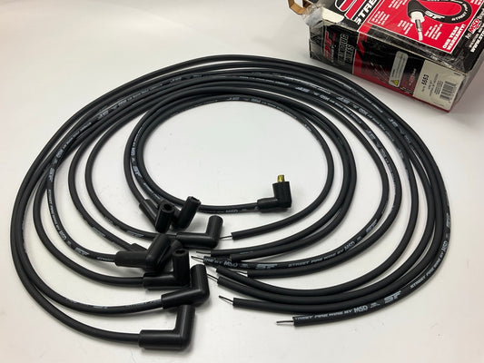 MISSING ALL BOOTS - MSD 5553 Street Fire 8mm Spark Plug Wire Set HEI Universal
