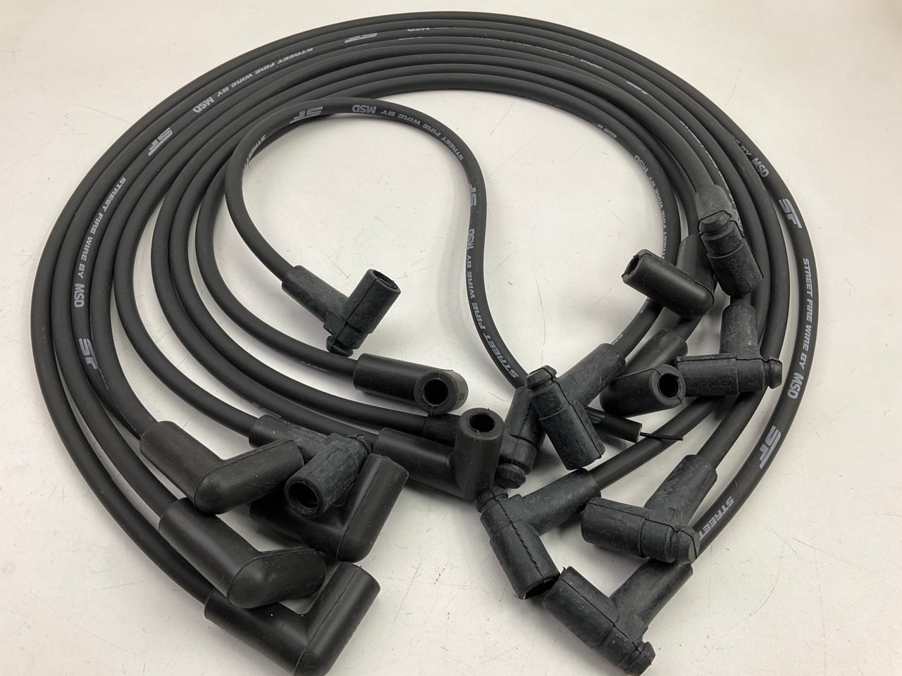 MSD 5554 SBC Small Block Chevy 350 Street Fire Spark Plug Wires HEI Wire Set 8mm