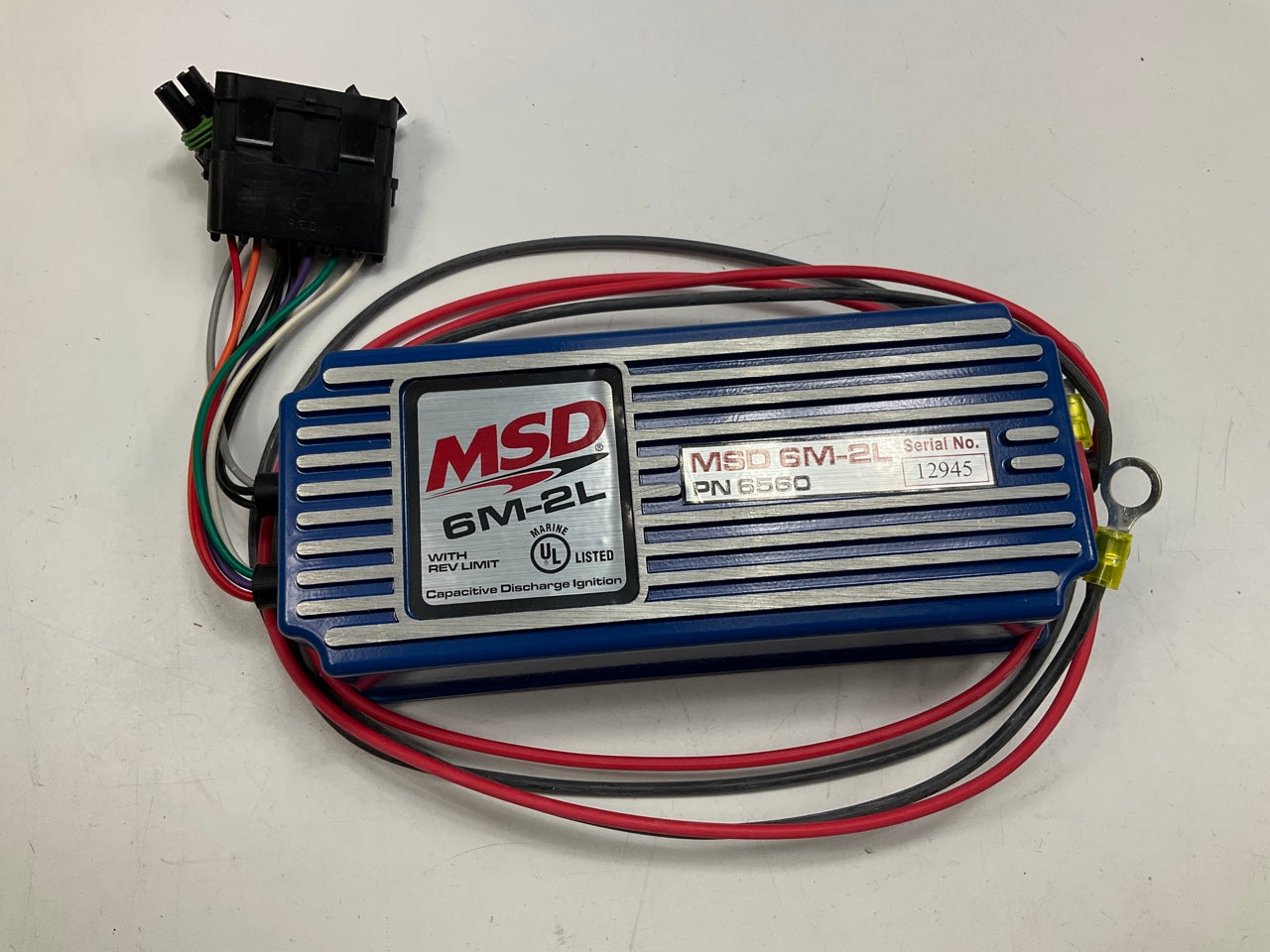 MSD 6560 6M-2L Marine Certified Ignition Control Module With Rev Limiter