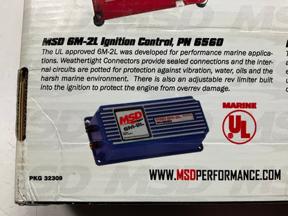 MSD 6560 6M-2L Marine Certified Ignition Control Module With Rev Limiter