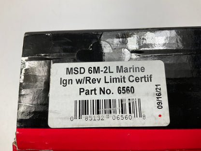 MSD 6560 6M-2L Marine Certified Ignition Control Module With Rev Limiter