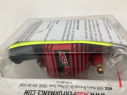 MSD 8207 Blaster SS Performance Ignition Coil E-Core Square Epoxy Red 40,000 V