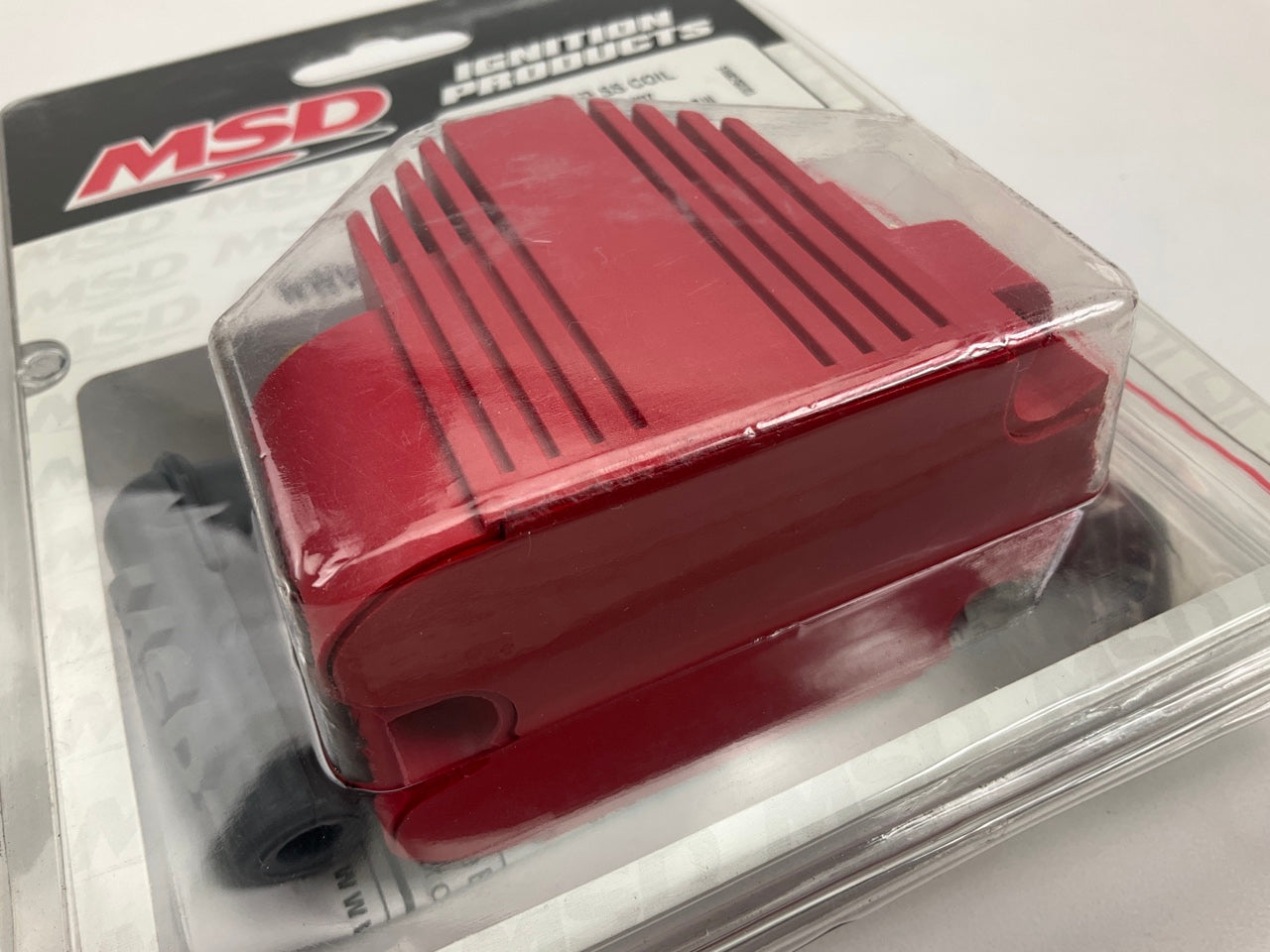 MSD 8207 Blaster SS Performance Ignition Coil E-Core Square Epoxy Red 40,000 V