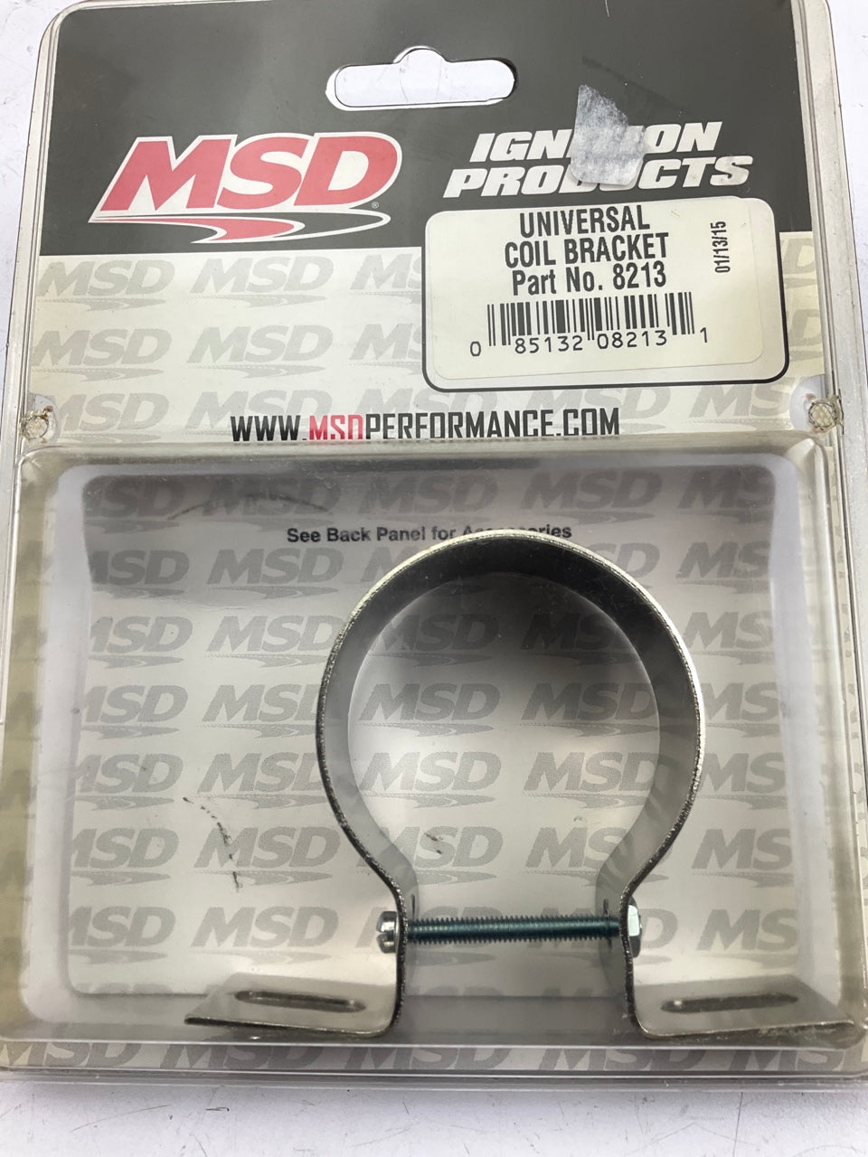 MSD 8213 Ignition Coil Bracket (Canister Style), Horizontal Mounting GM Coils