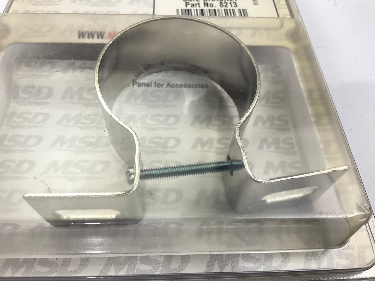 MSD 8213 Ignition Coil Bracket (Canister Style), Horizontal Mounting GM Coils