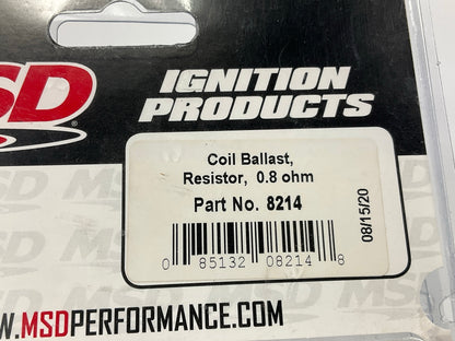 MSD 8214 Ignition Coil Ballast Resistor - 0.8 OHM Stock Points Ignition System