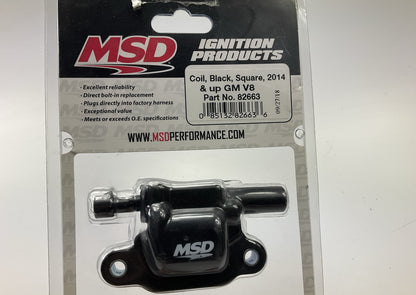 MSD 82663 Blaster Gen V Direct Ignition Coil 2014+ GM Direct Injection ''Square''
