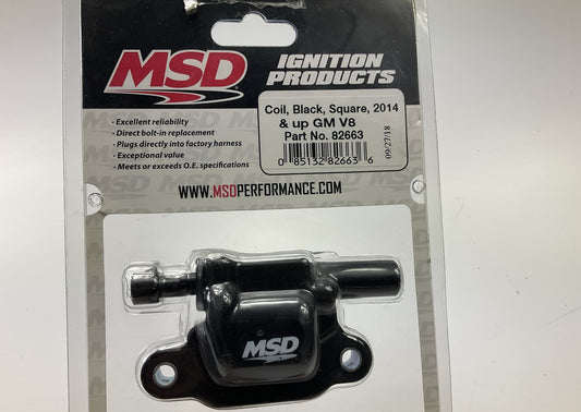 MSD 82663 Blaster Gen V Direct Ignition Coil 2014+ GM Direct Injection ''Square''