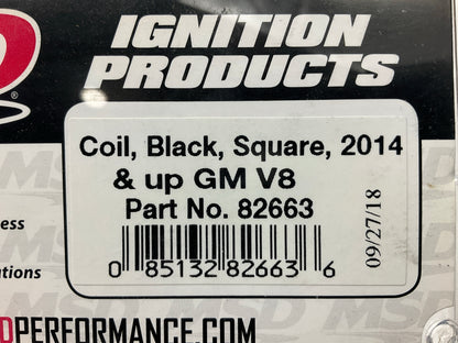 MSD 82663 Blaster Gen V Direct Ignition Coil 2014+ GM Direct Injection ''Square''