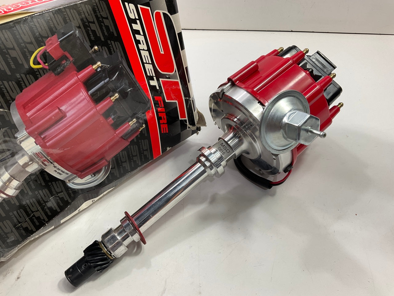 DISTRIBUTOR ONLY AS SHOWN, MSD 8362 Street Fire For Chevy V8 GM HEI Distributor