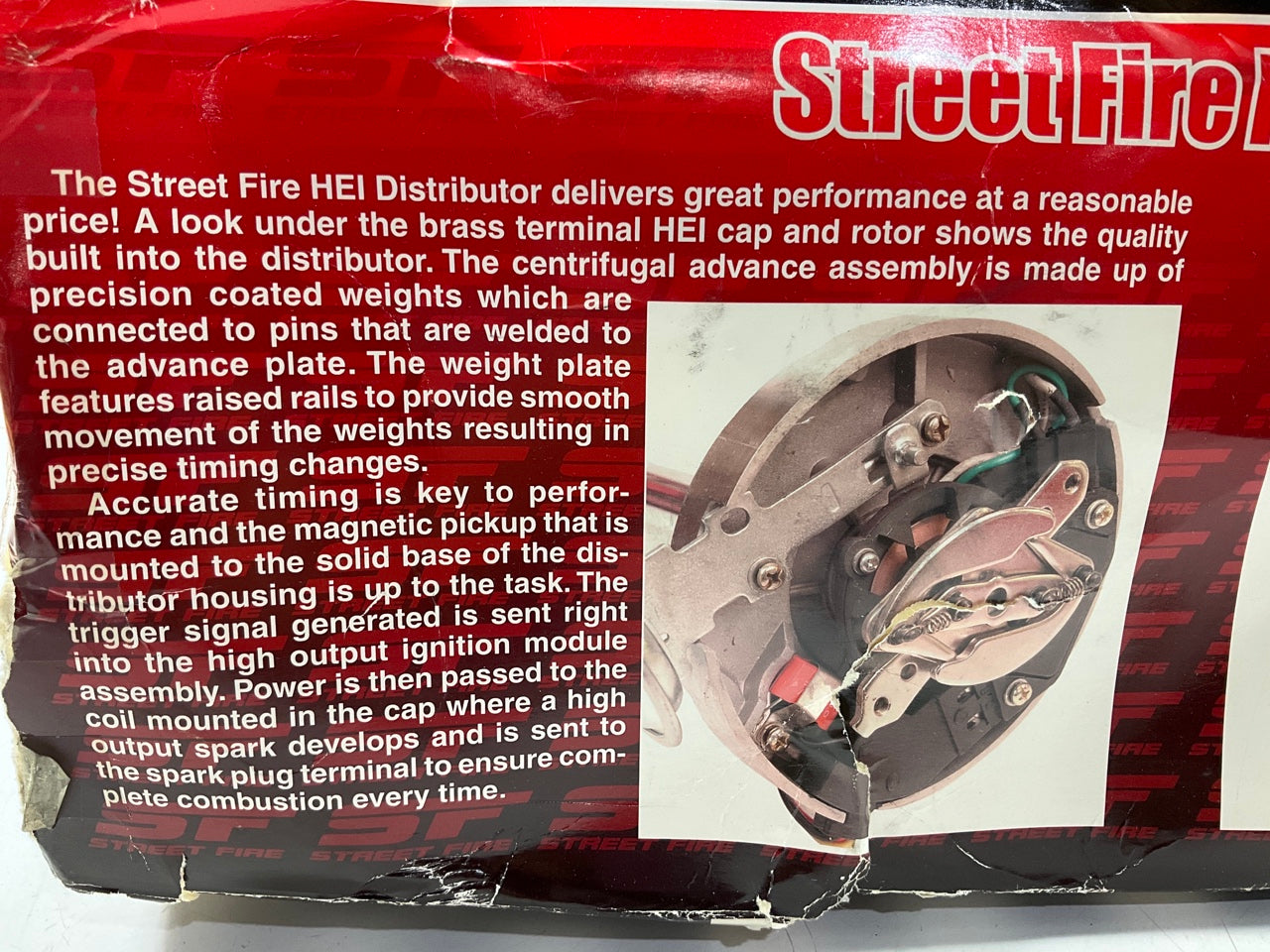 DISTRIBUTOR ONLY AS SHOWN, MSD 8362 Street Fire For Chevy V8 GM HEI Distributor