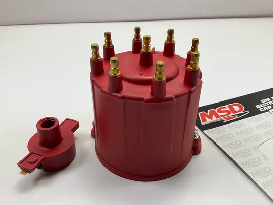 MSD 8406 Distributor Cap And Rotor, For GM External Coil