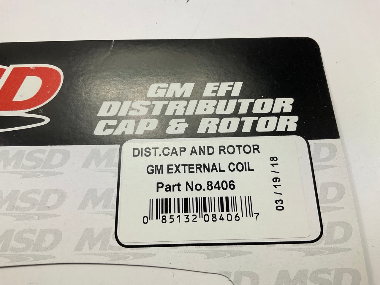 MSD 8406 Distributor Cap And Rotor, For GM External Coil