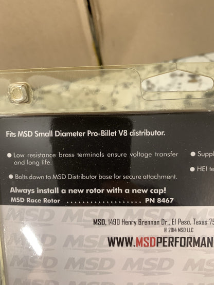 MSD 8431 Distributor Cap For MSD Small Diameter Pro-Billet V8 Distributor