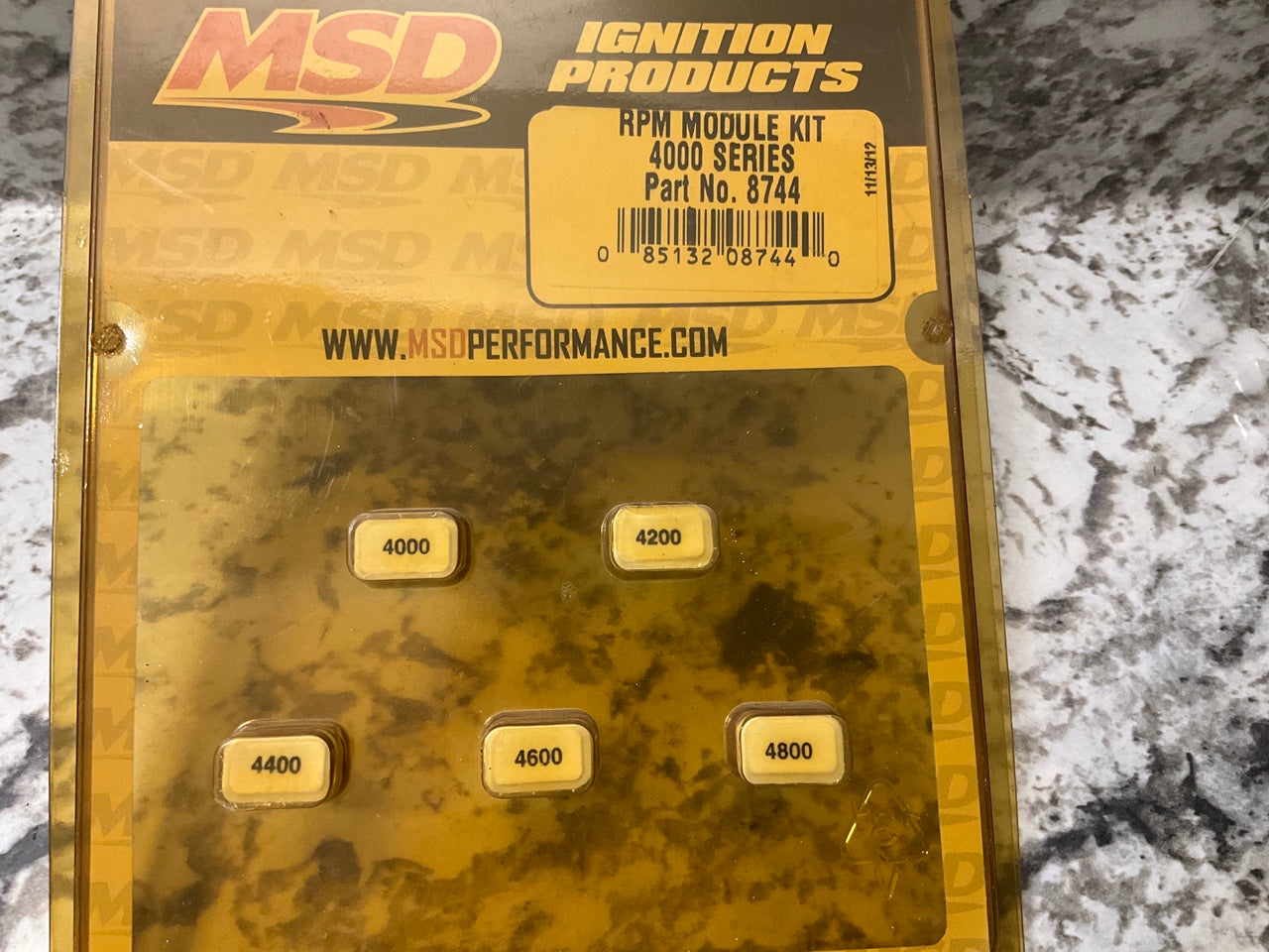 MSD 8744 4000RPM-4800RPM Module Kit Rev Limiter Pill Kit - Even
