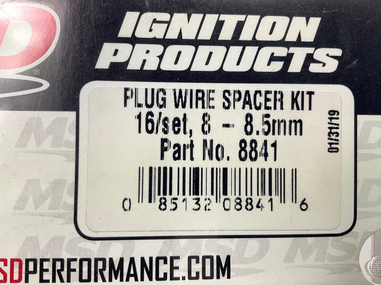 MSD 8841 Ignition Spark Plug Wire Spacer Kit Plug Wire Dividers-8-8.5mm - 16 PCS