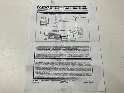 MSD 8920 Tach / Fuel Adapter For Magnetic Pickup Ignition Systems